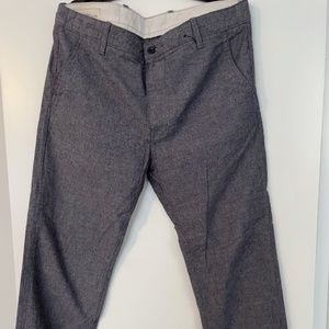 Levis Mens Casual Jogger Grey Straight Leg Pants